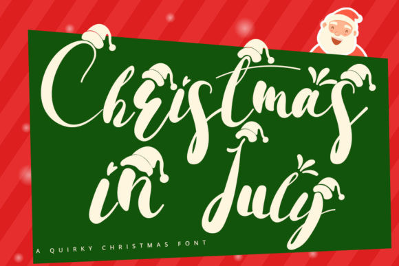 Font Christmas In July