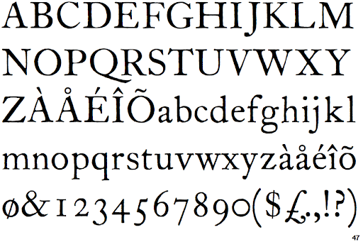 Font ITC Founders Caslon