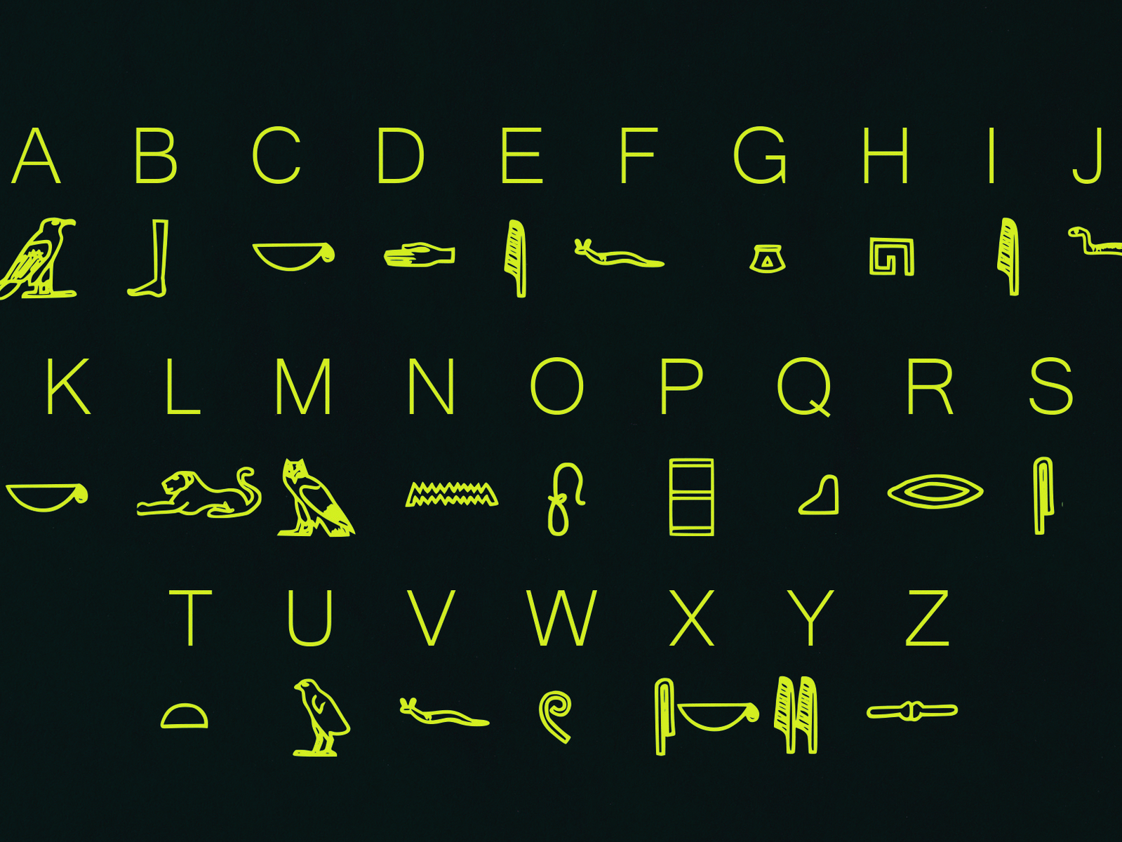 Font Hyroglyphes