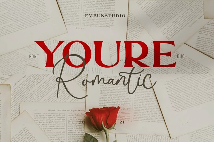 Font Youre Romantic