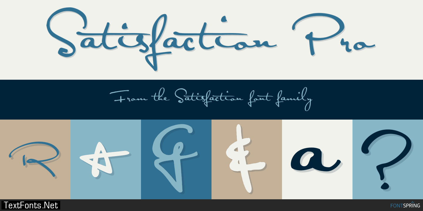 Font Satisfaction Pro