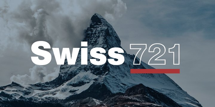 Font Swiss 721 Condensed
