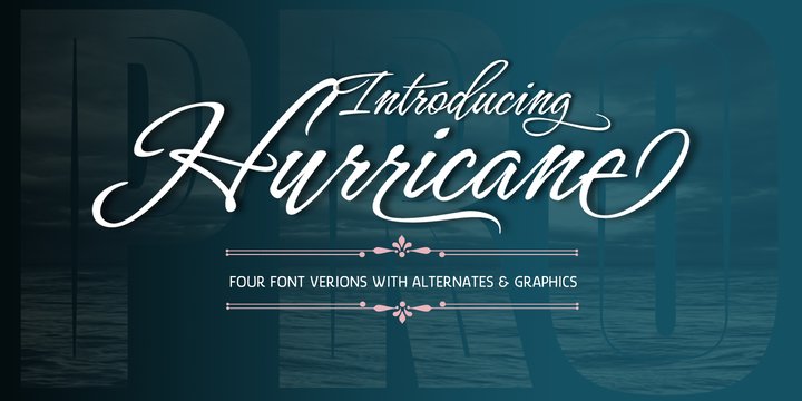 Font Hurricane