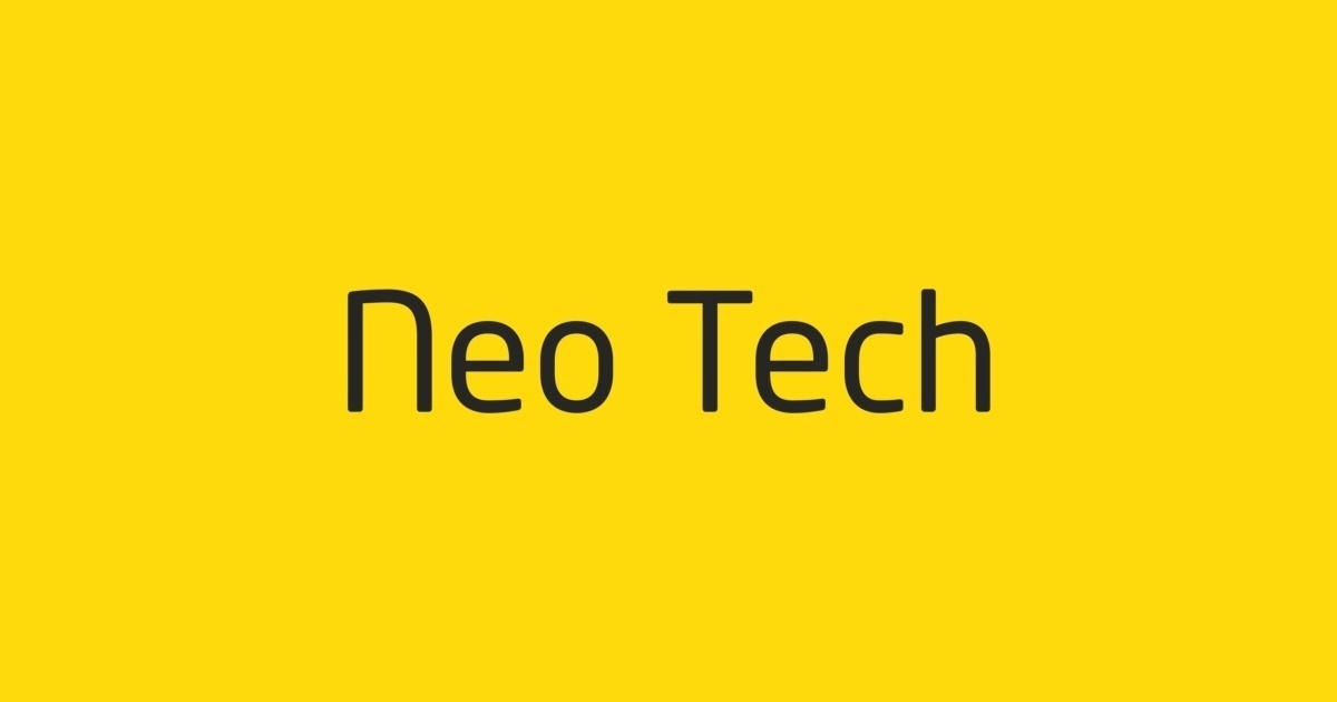 Font Neo Tech