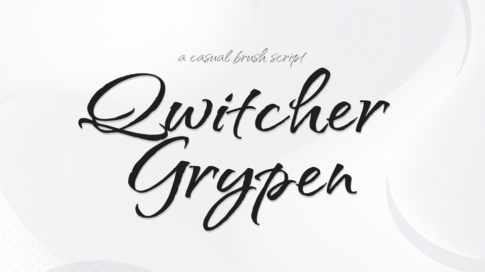 Font Qwitcher Grypen