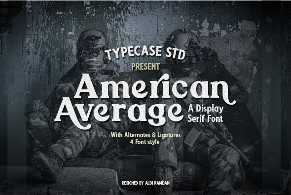 Font American Average