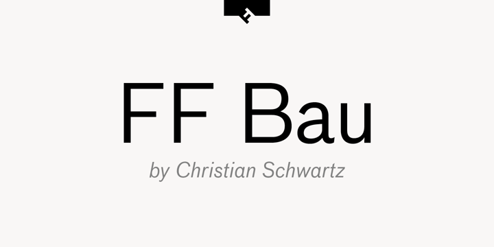 Font FF Bau Pro