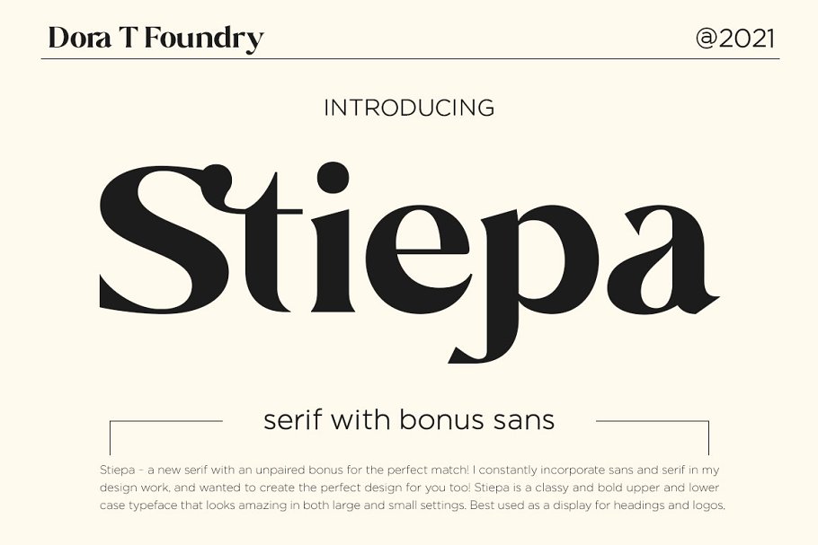 Font Stiepa Serif