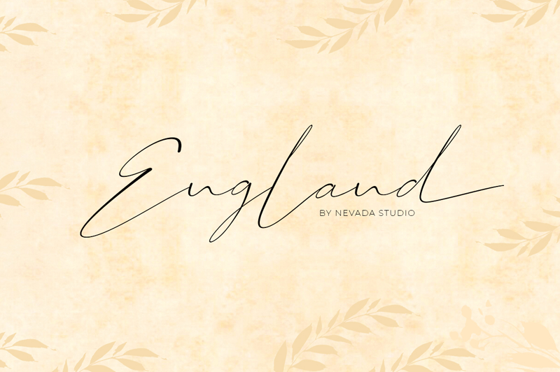 Font The England