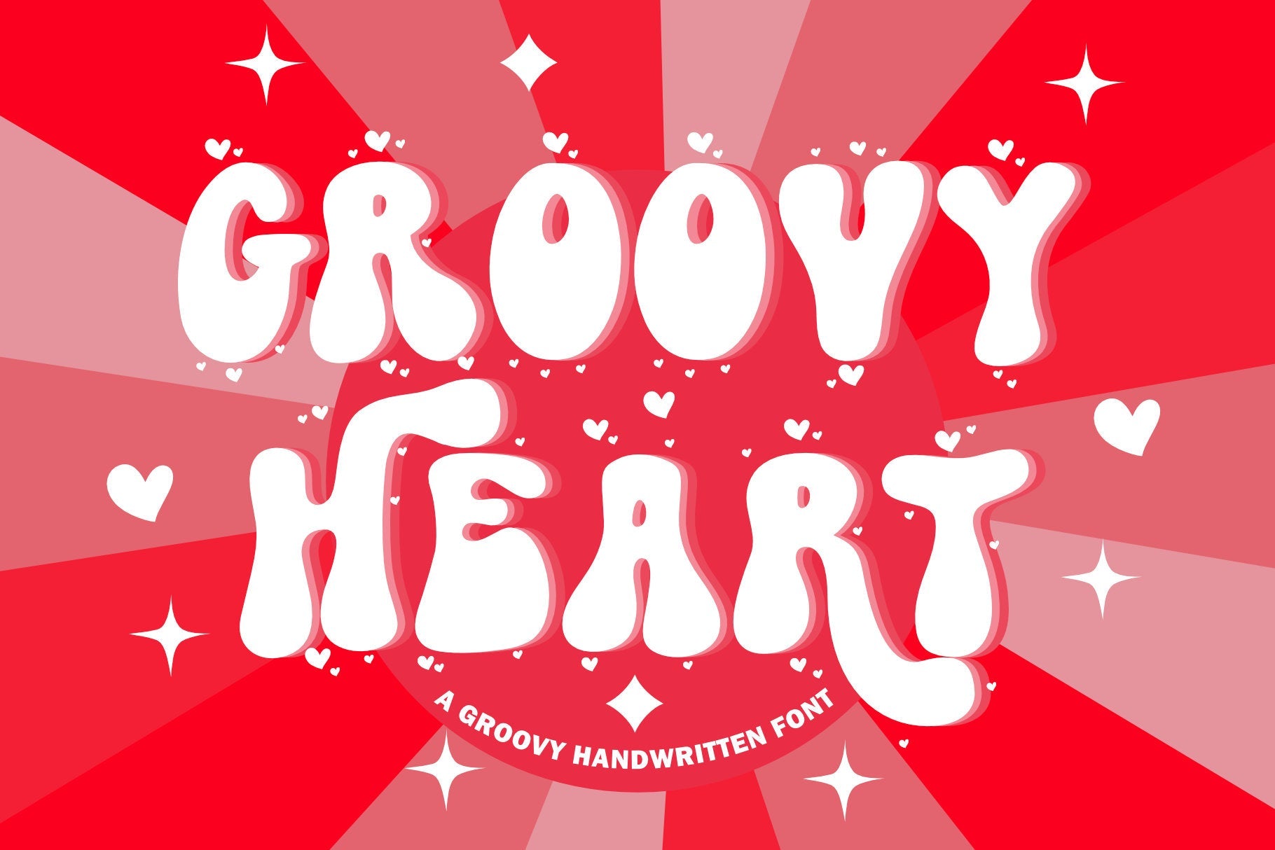 Font Groovy Heart