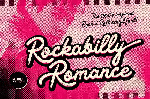 Font Rockabilly Romance