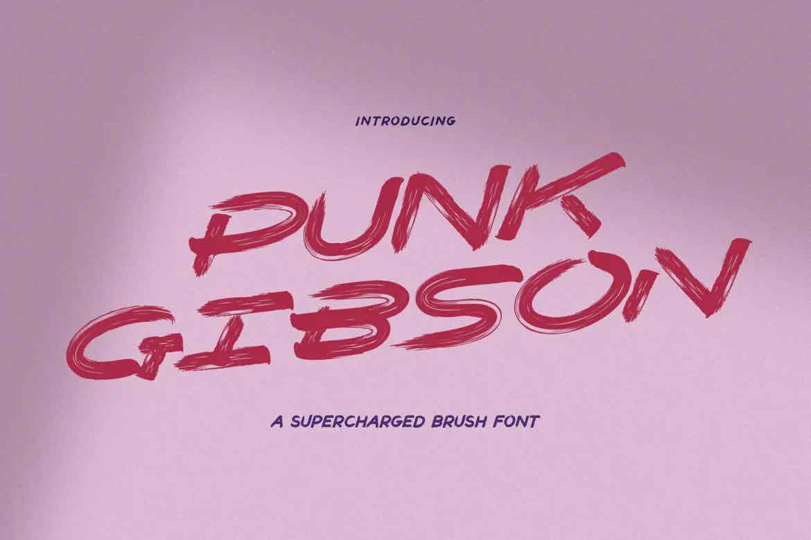Font Punk Gibson
