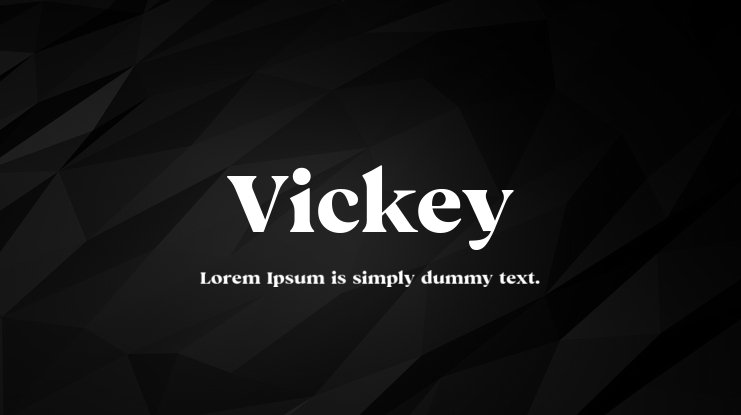 Font Vickey