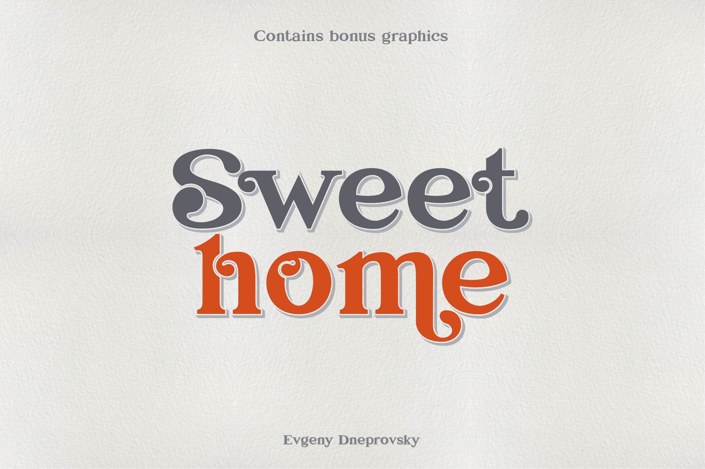 Font Sweet Home