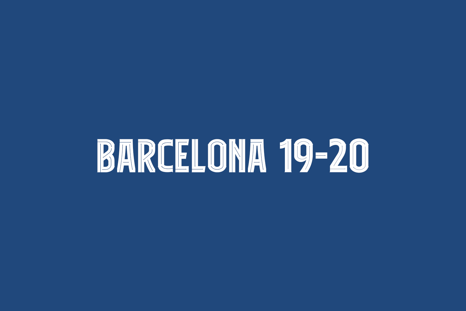 Font Barcelona 19-20