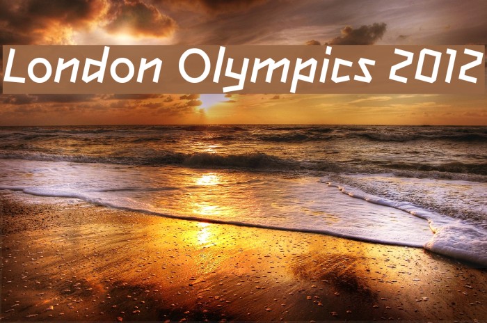 Font London Olympics 2012