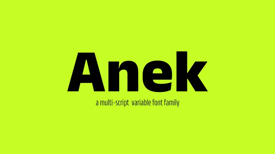 Font Anek Malayalam