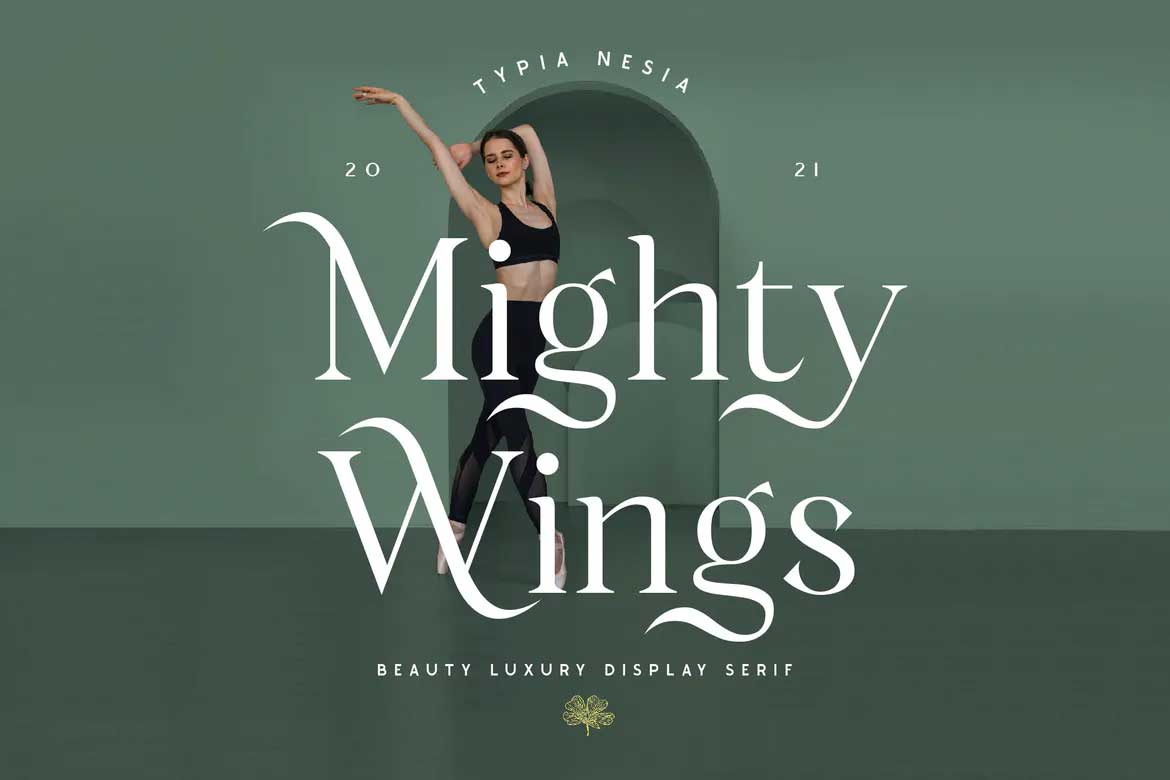 Font Mighty Wings