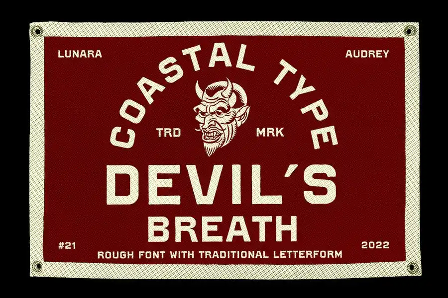 Font Devil's Breath