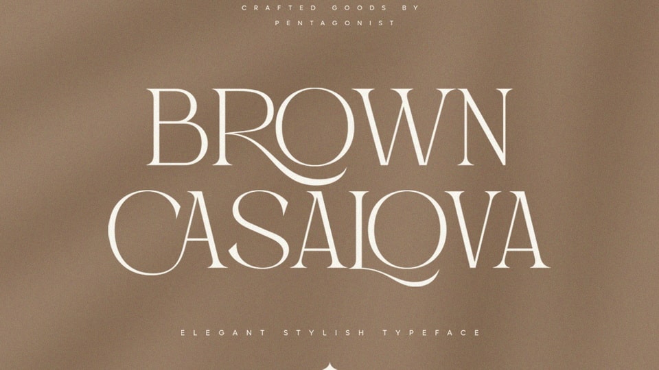 Font Brown Casalova
