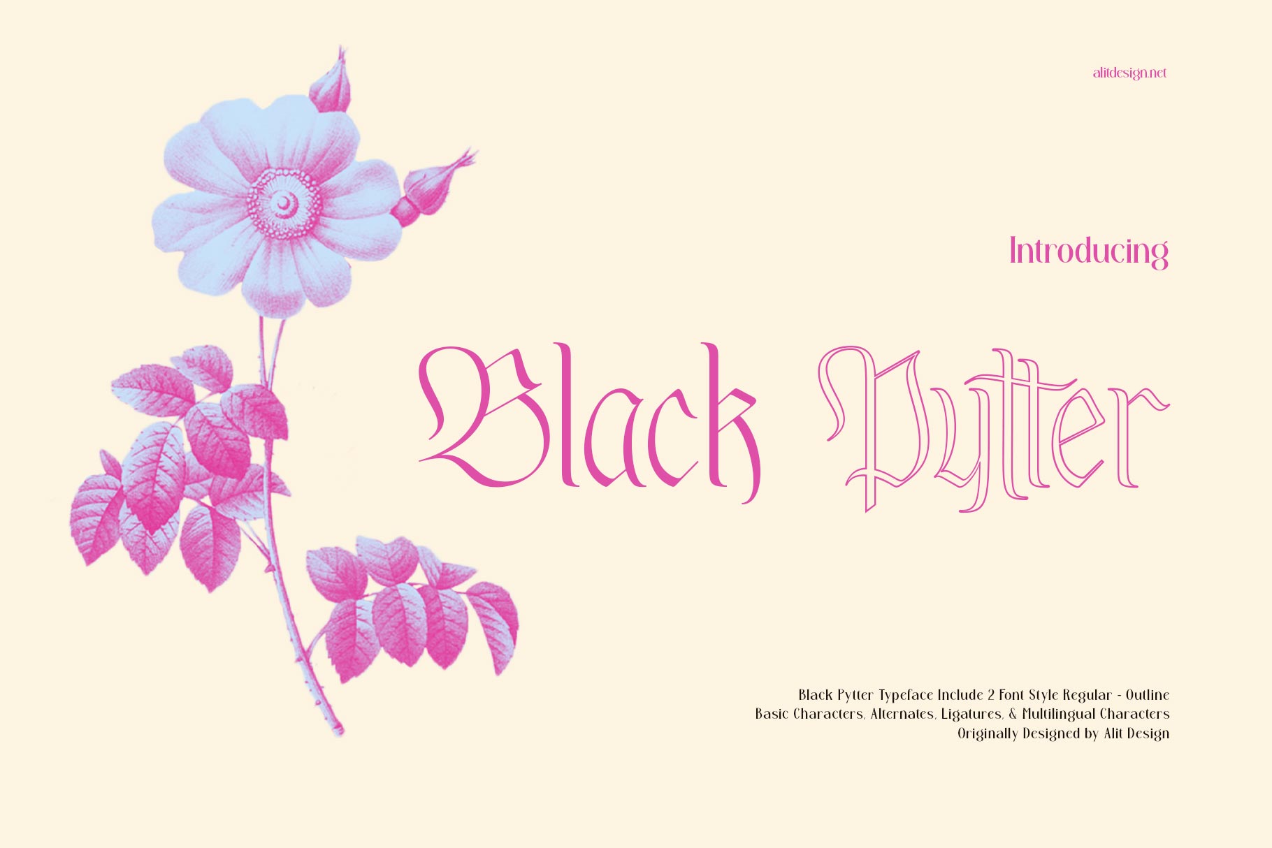 Font Black Pytter