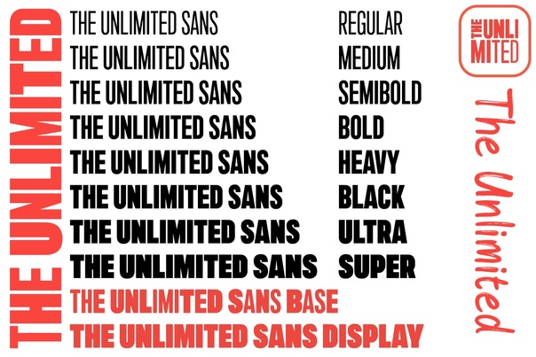 Font The Unlimited Sans
