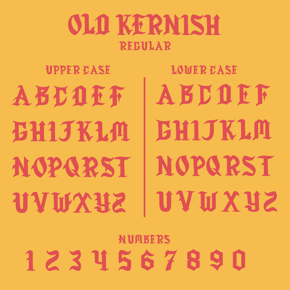 Font Old Kernish