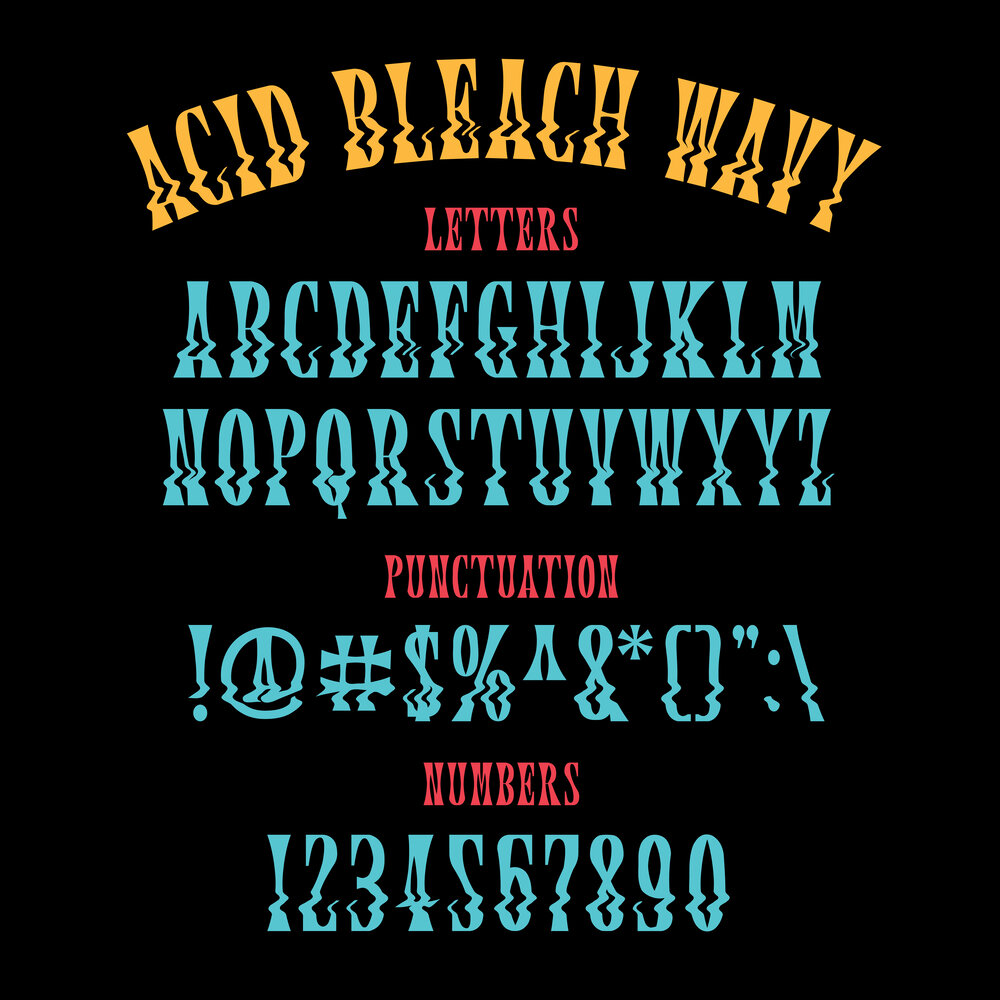 Font Acid Bleach