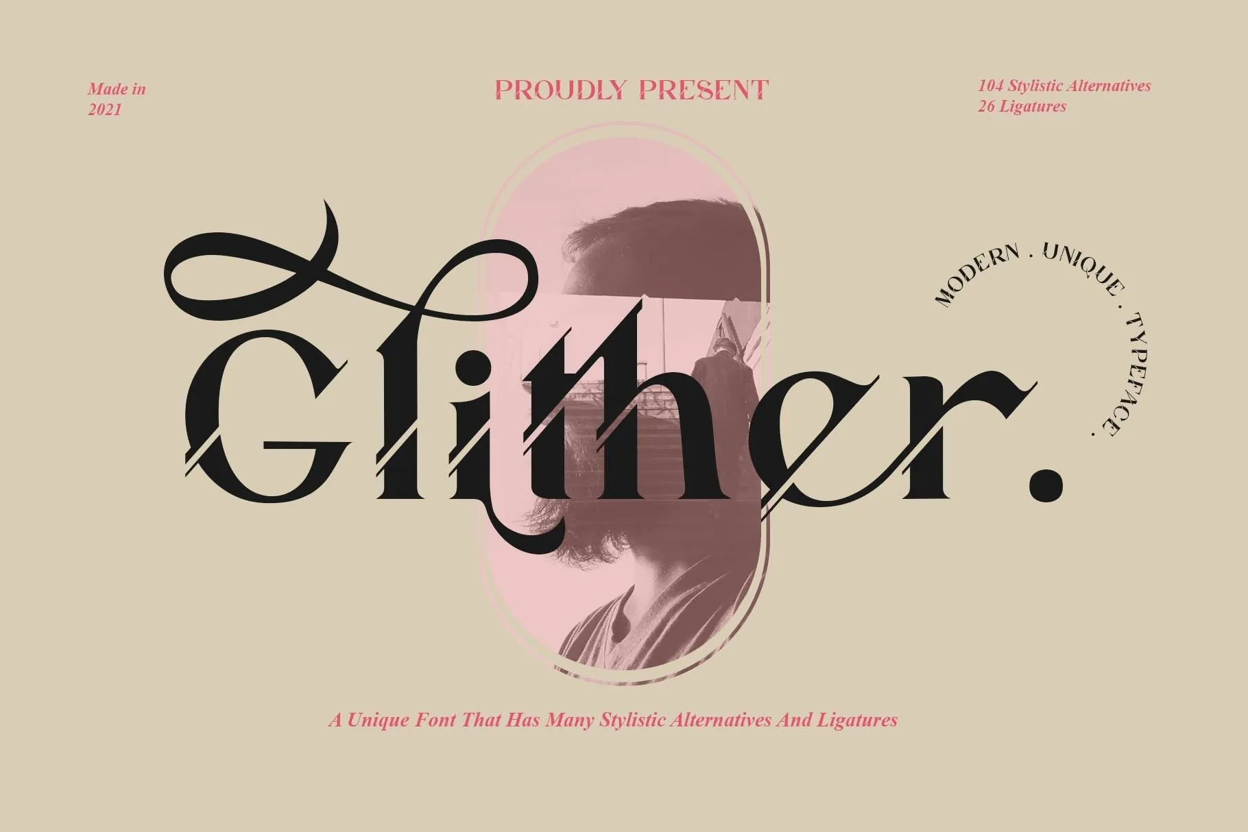 Font Glither