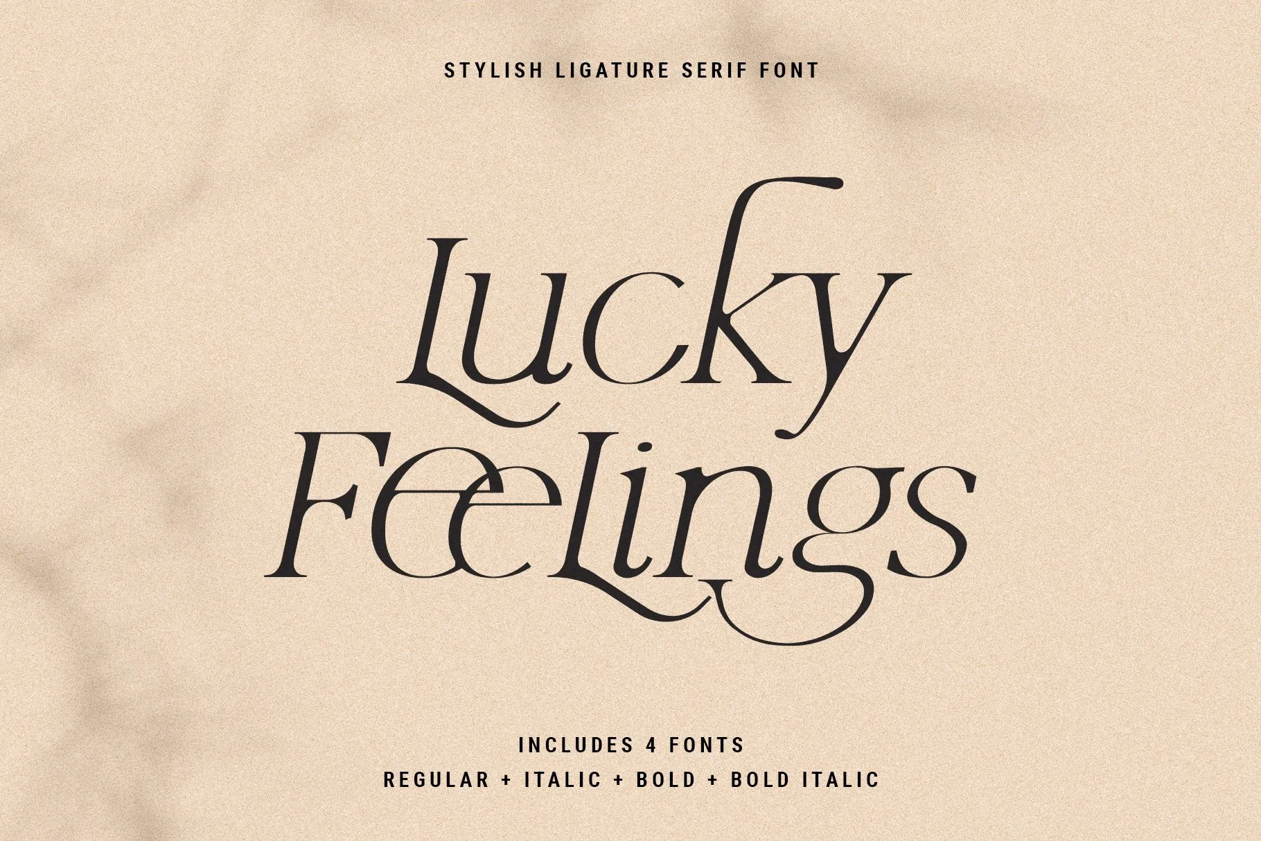 Font Lucky Feelings