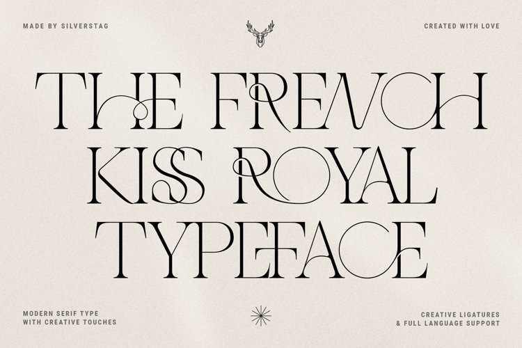 Font The French Kiss Royal