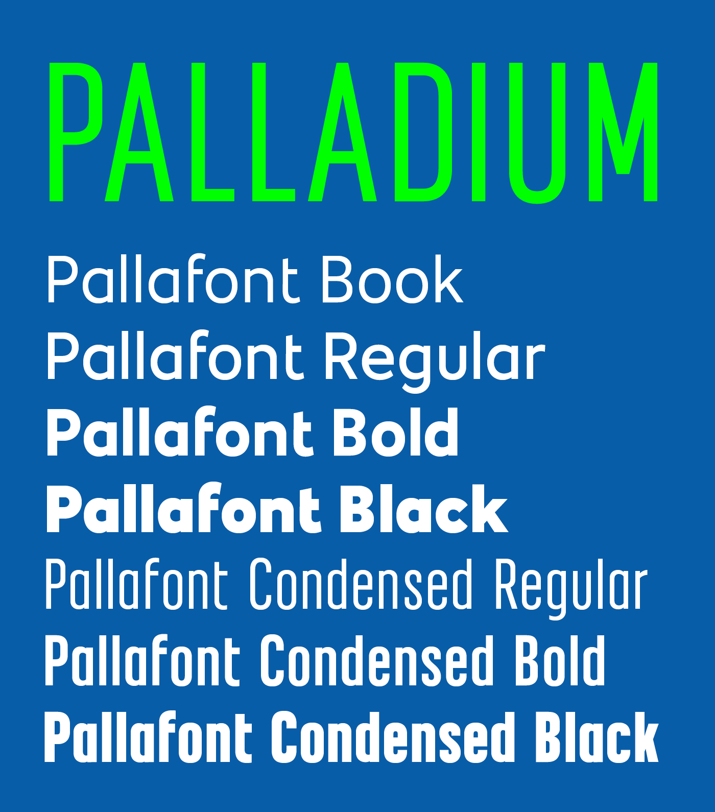 Font Palladium