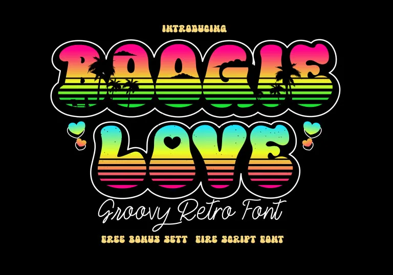 Font Boogie Love