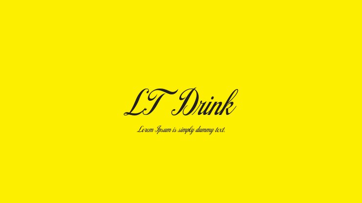 Font LT Drink