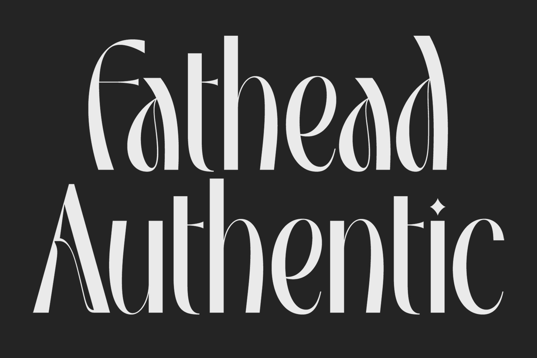Font Fathead Authentic