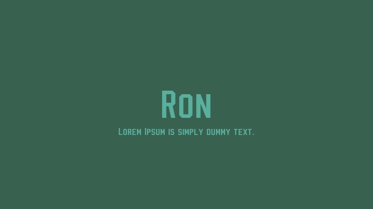 Font Ron