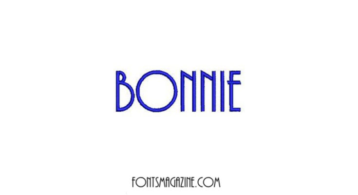 Font Bonnie Condensed