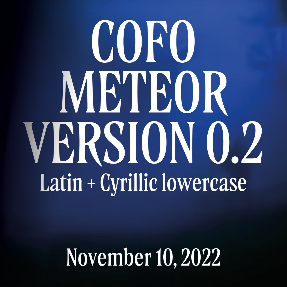Font CoFo Meteor V0.2