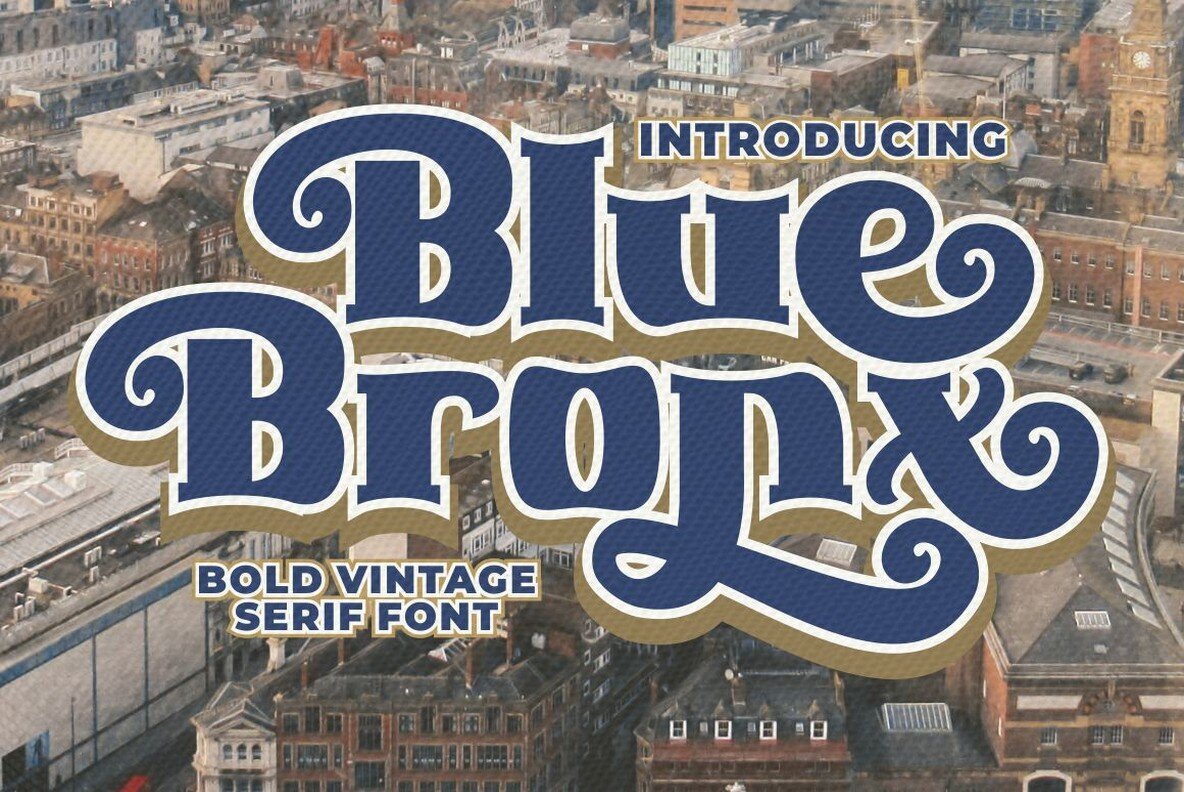 Font Blue Bronx