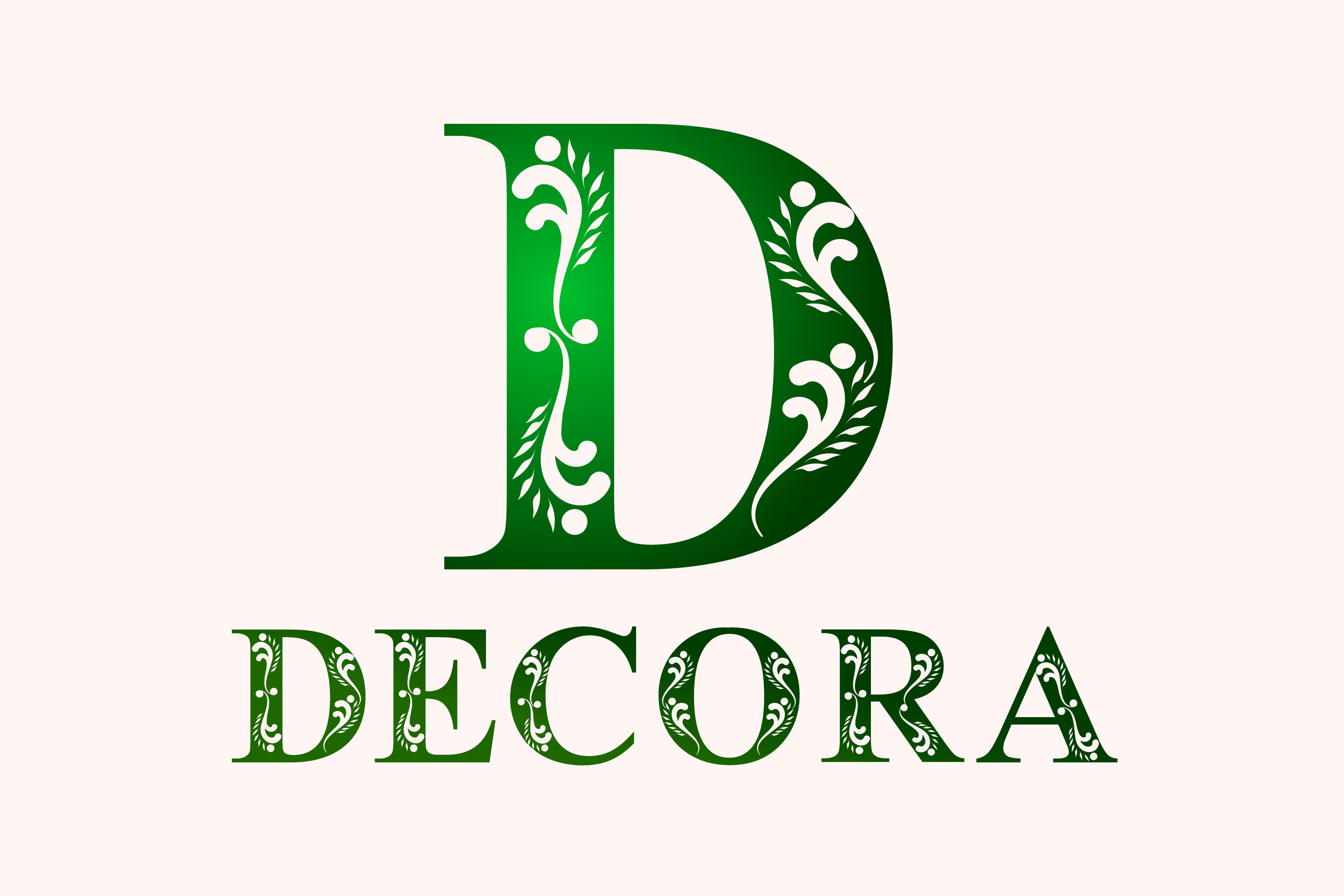 Font Decora Monogram