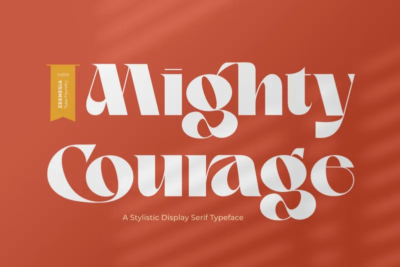 Font Mighty Courage