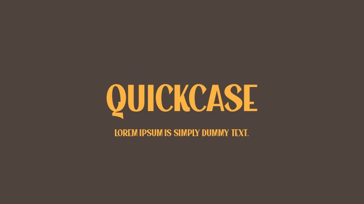 Font Quickcase