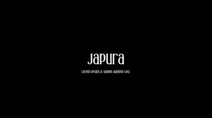 Font Japura