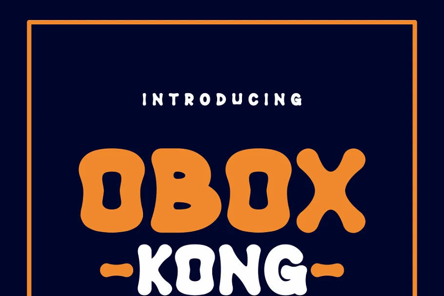 Font Obox Kong