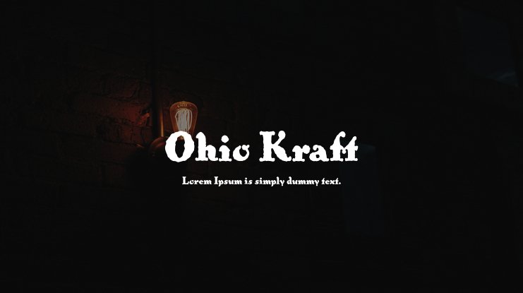 Font Ohio Kraft