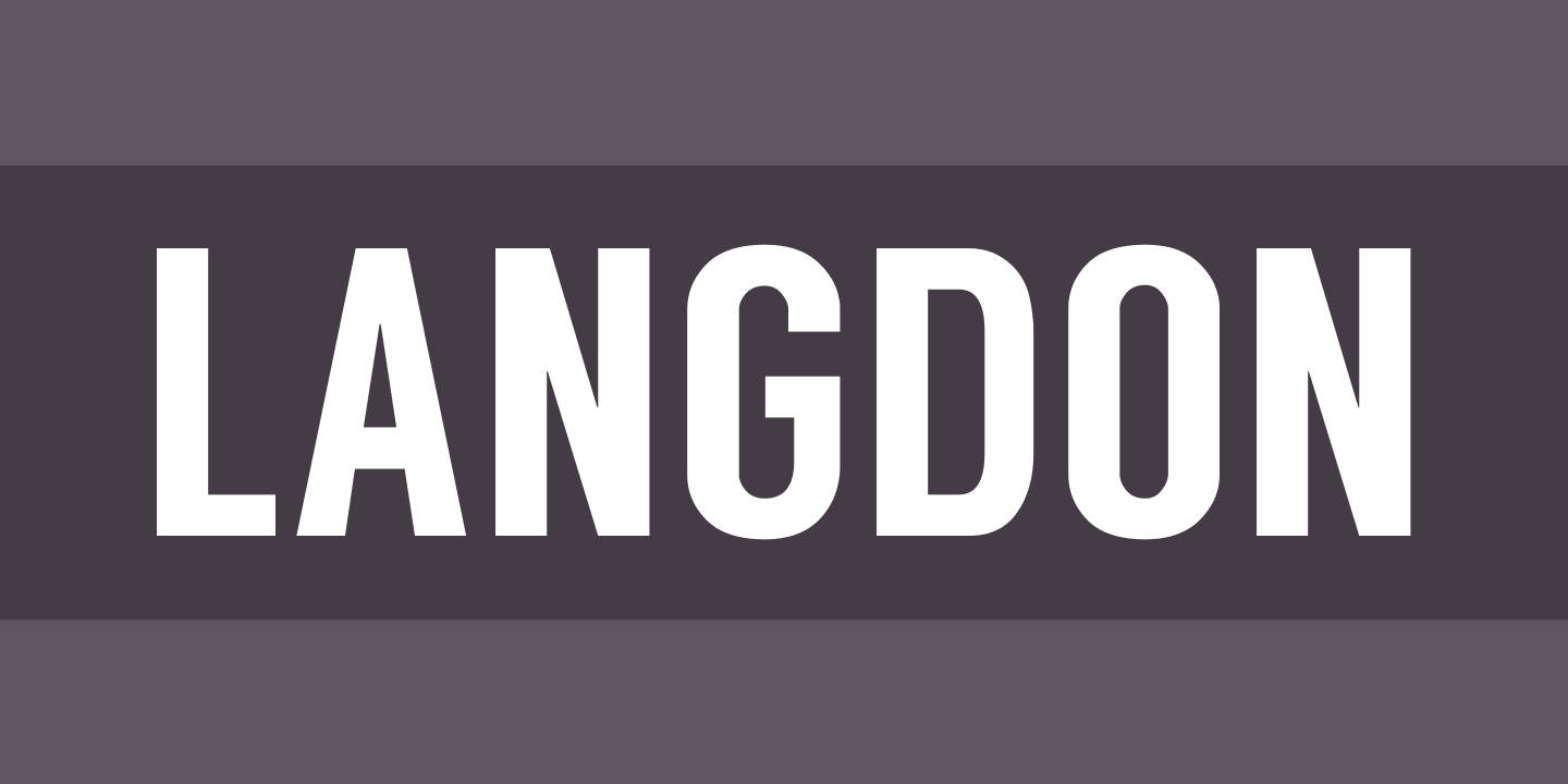 Font Langdon