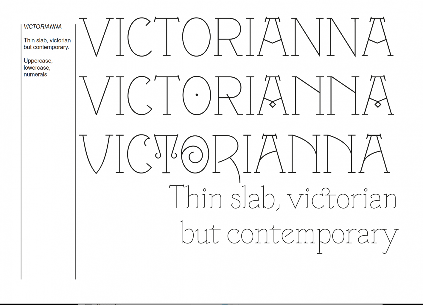 Font VTF Victorianna