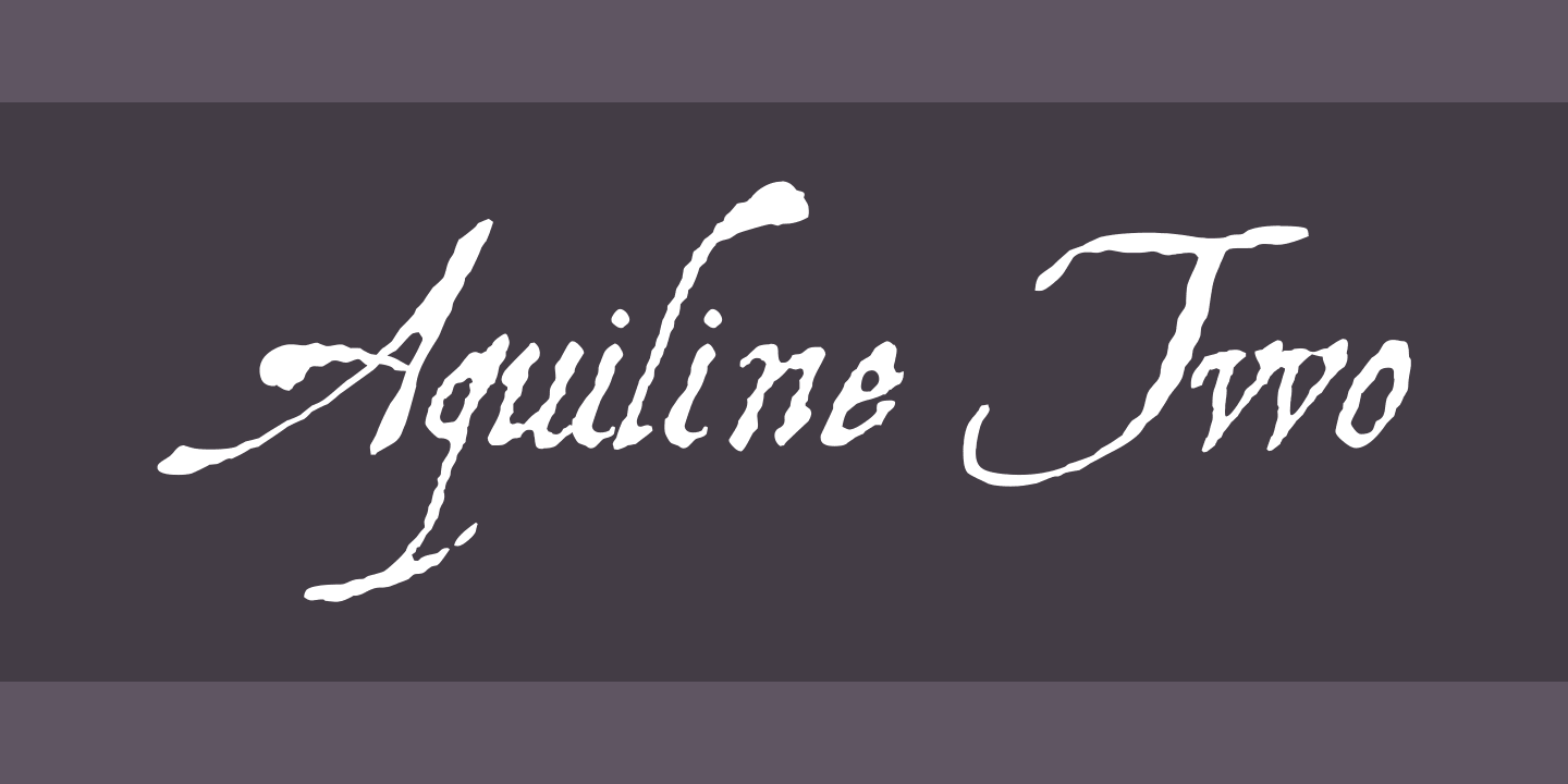 Font Aquiline Two