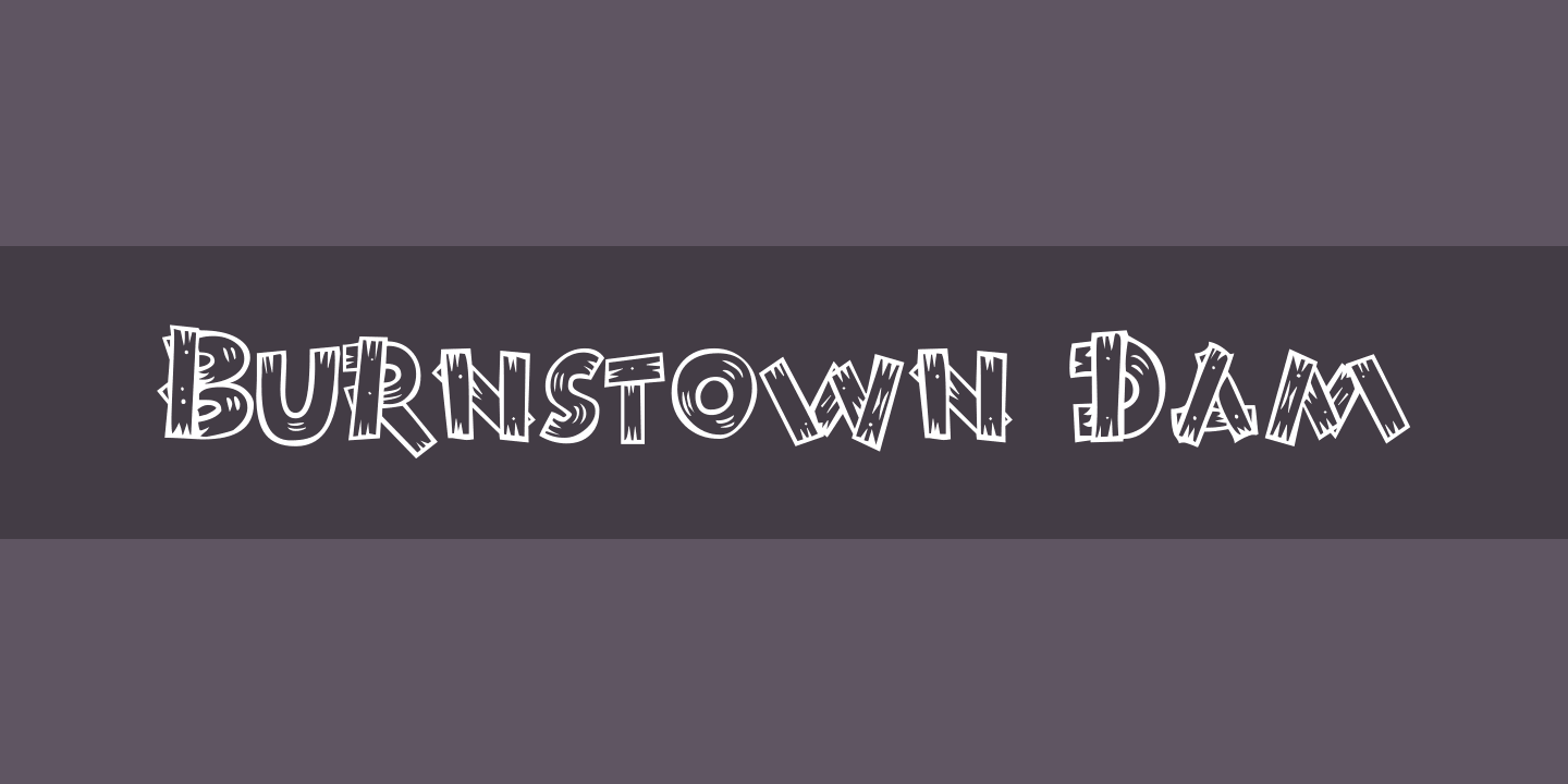 Font Burnstown Dam
