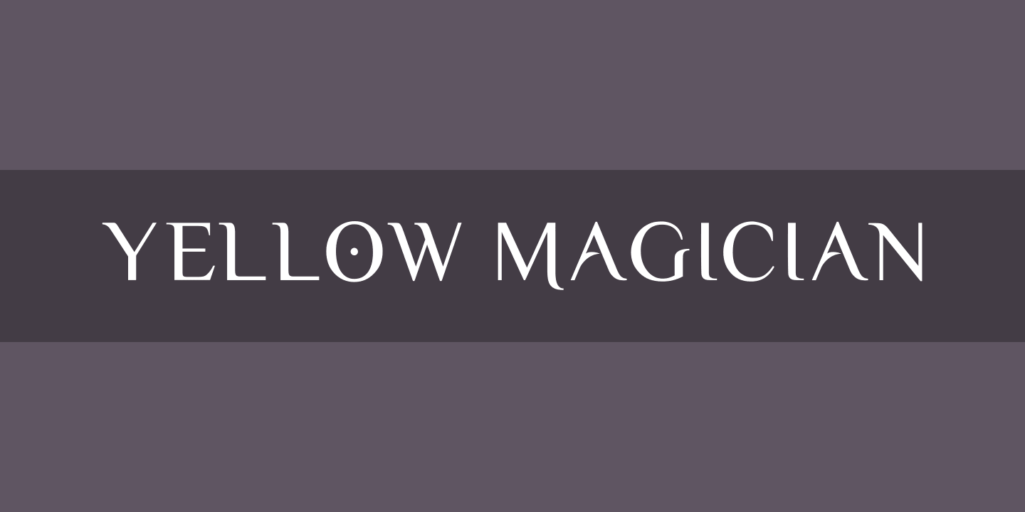Font Yellow Magician